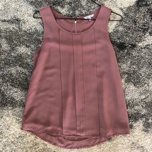 Mauve tank blouse